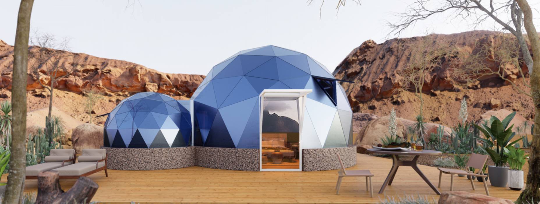 镇巴县球形智能光伏玻璃星空房